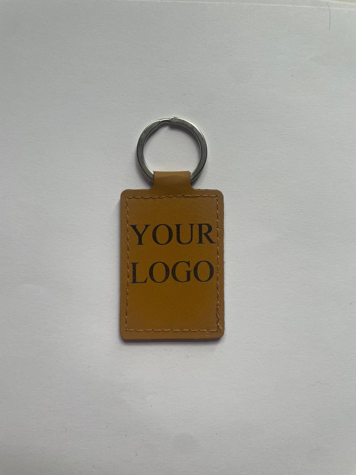 premium leather keychain