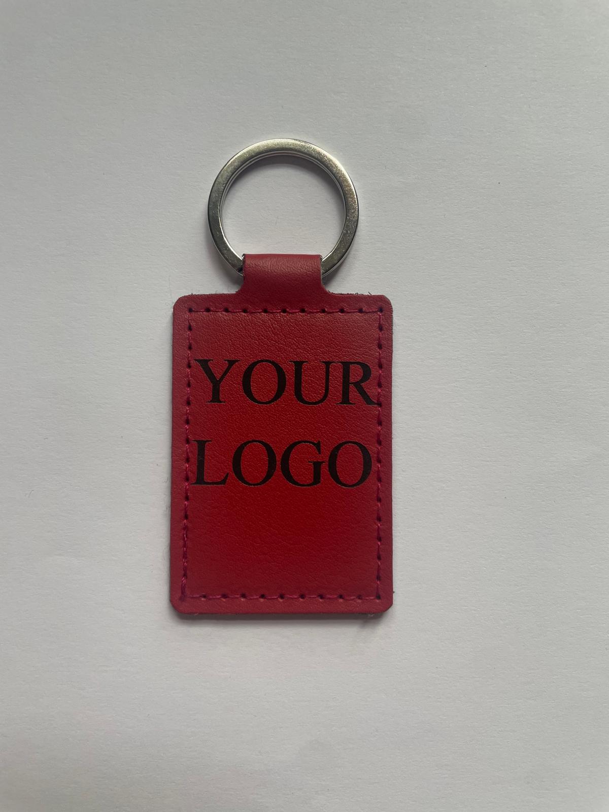 premium leather keychain