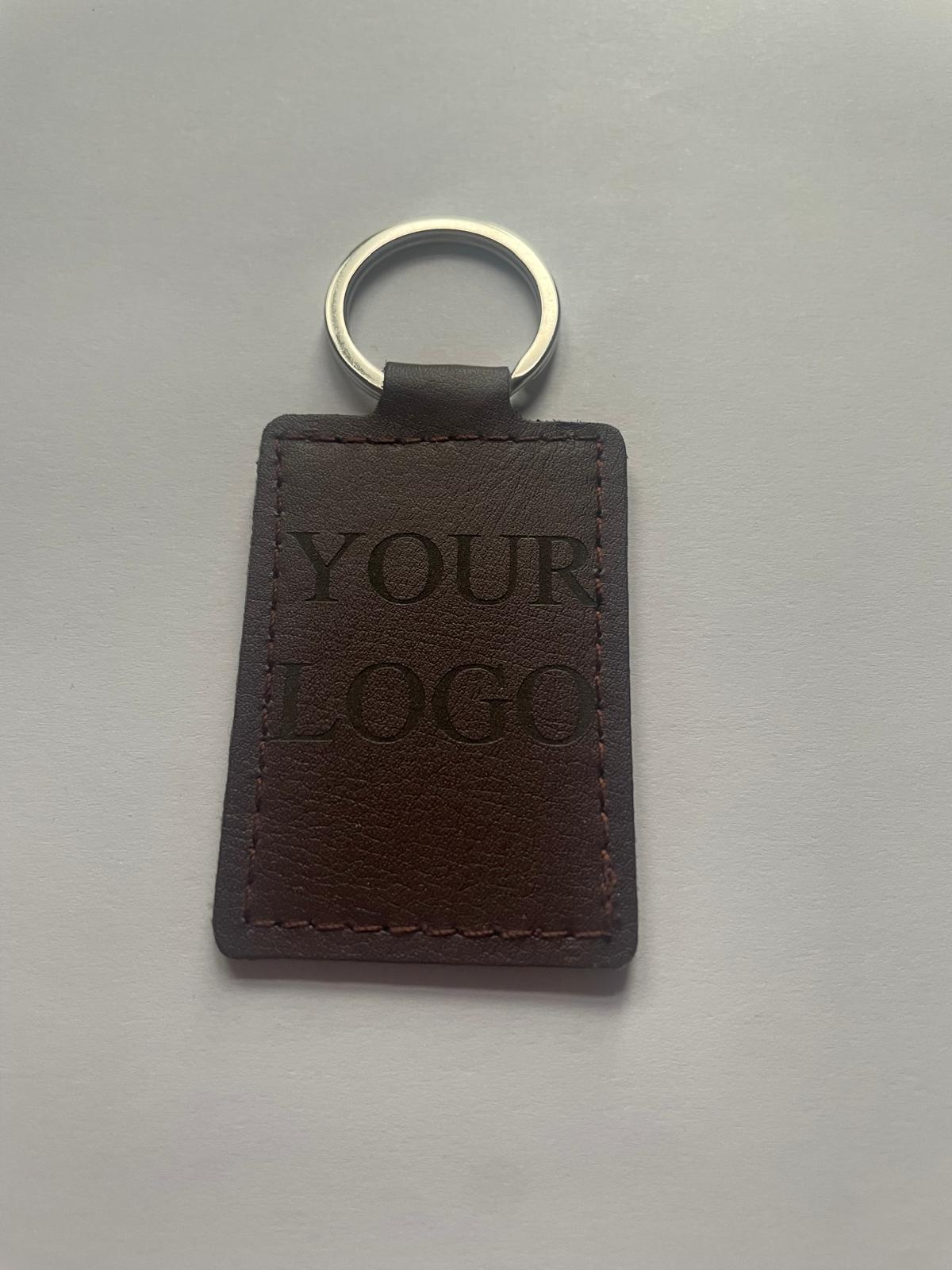 premium leather keychain
