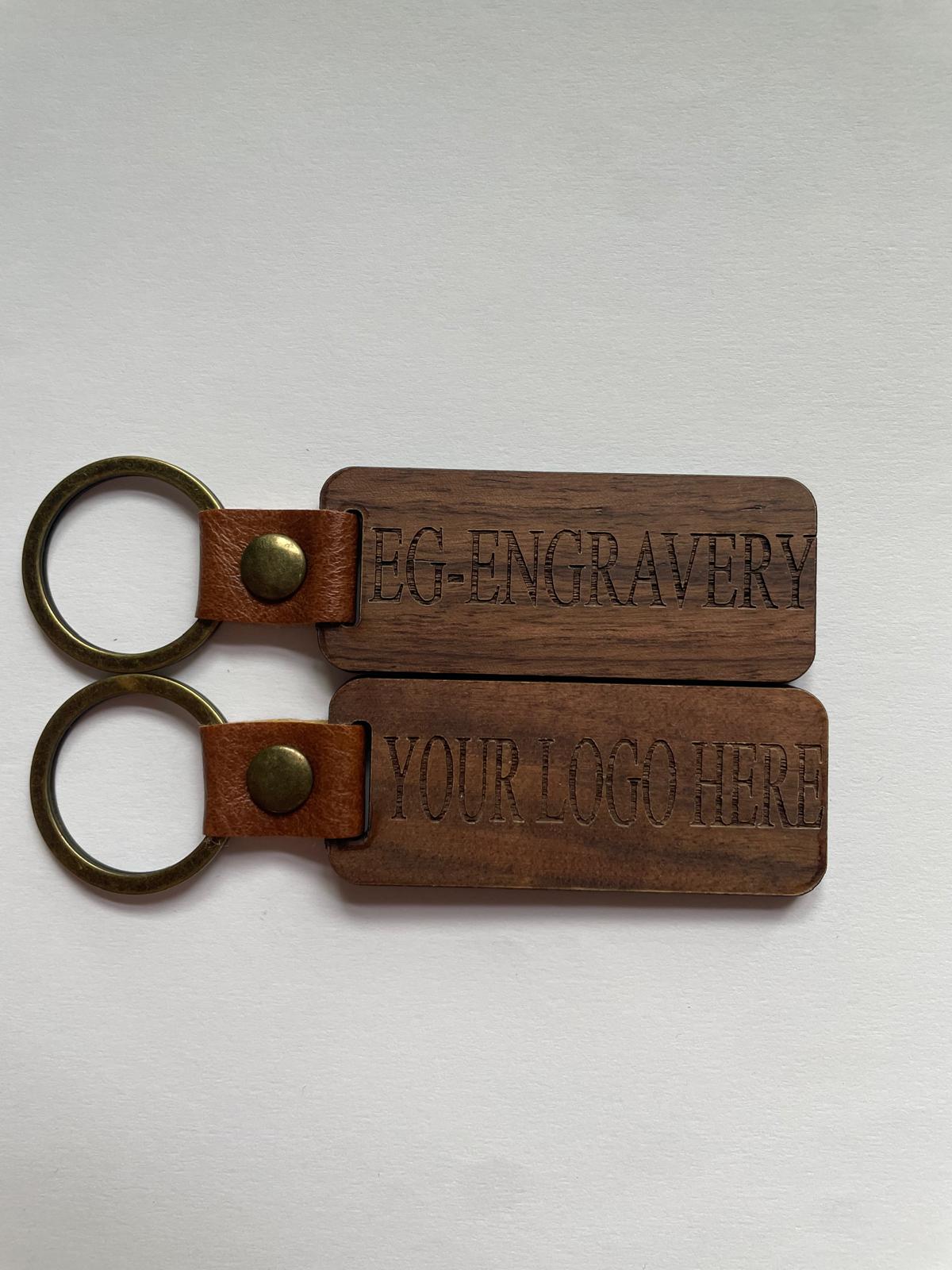Premium Schlüssel Anhänger aus Holz