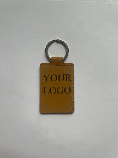 premium leather keychain